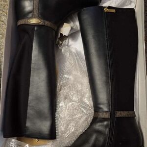 New Michael Kors Black Knee-High Boots